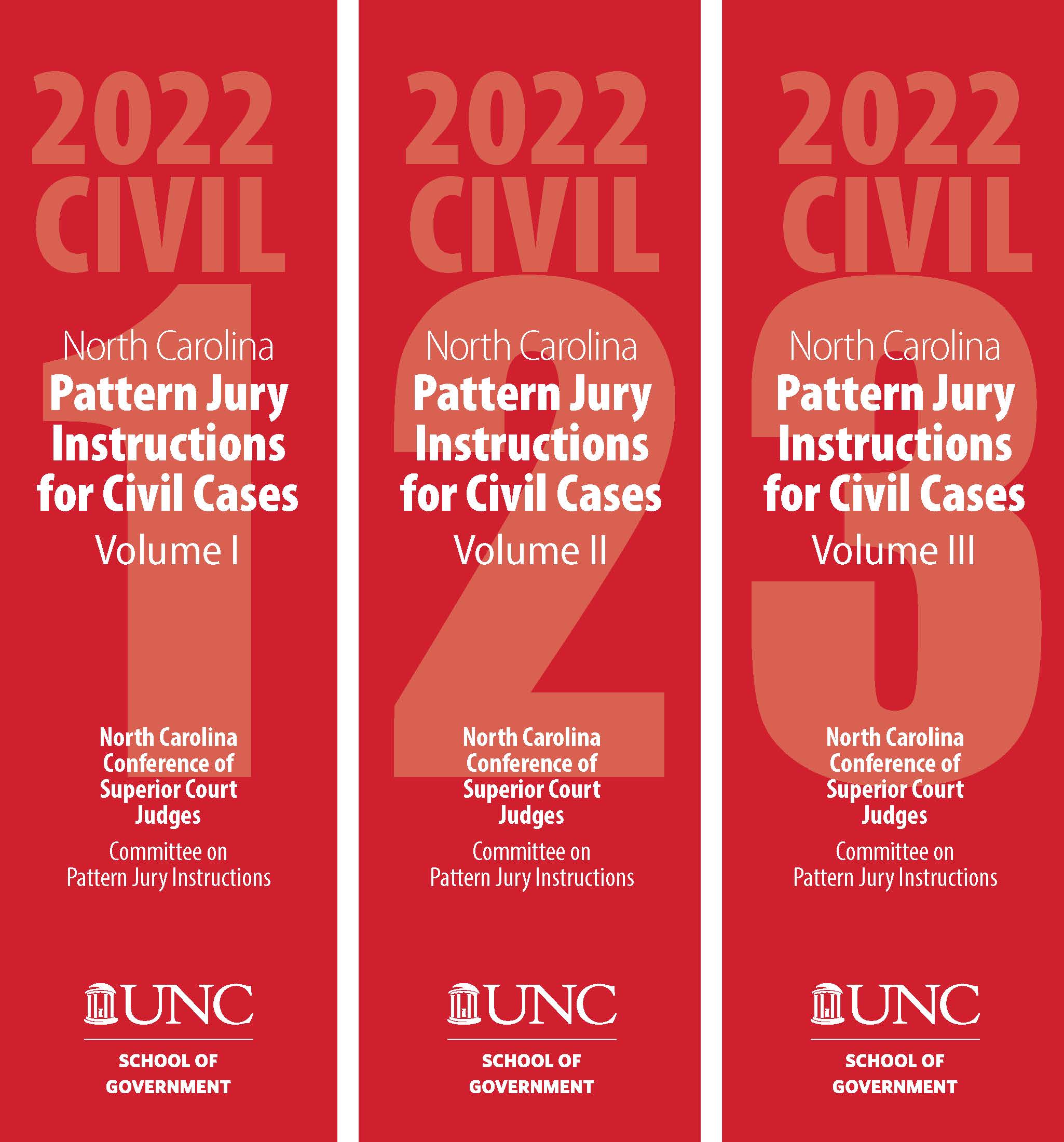 Cover image for North Carolina Pattern Jury Instructions for Civil Cases, 2022 Edition: Complete set
